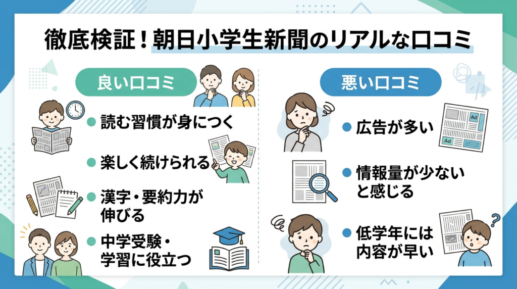 朝日小学生新聞の口コミを紹介！大人が読む場合やお試しはいつ届くのかなどくわしく解説