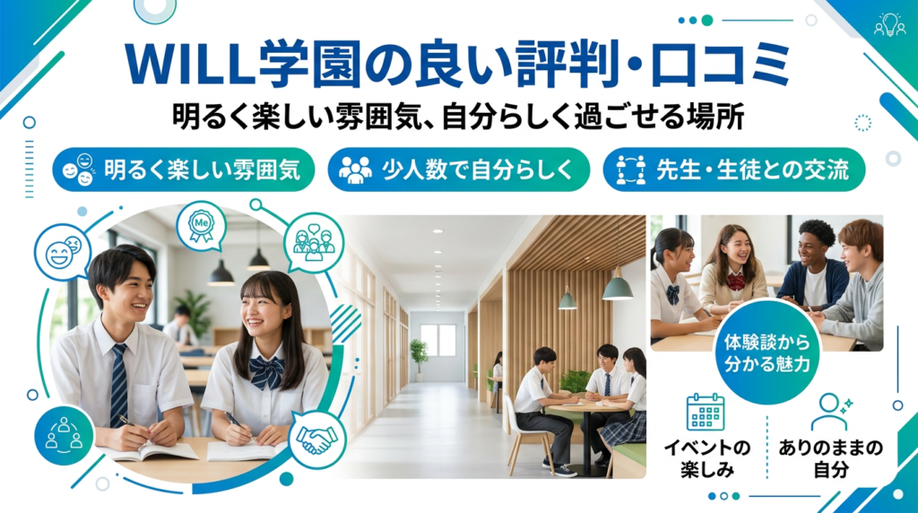 WILL学園の良い評判・口コミ